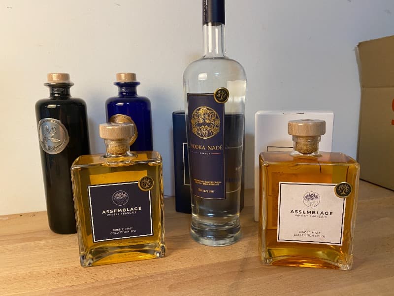 Pack 5 x assort. discovery distillerie Nadé (Whiskys, Vodka, Gins)