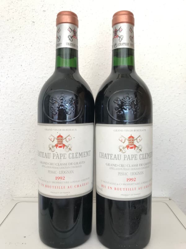 2 x Château Pape Clément, Pessac-Léognan, 1992