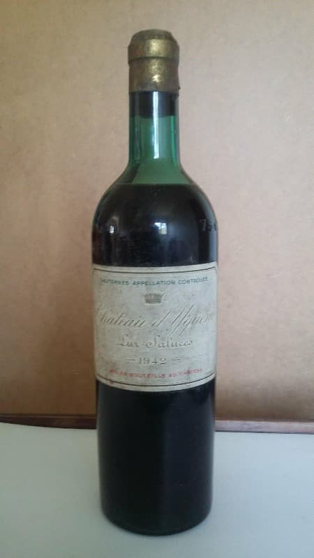 Château d'Yquem, Sauternes, 1942