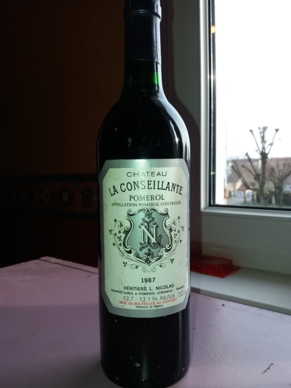 La conseillante, Pomerol, 1987