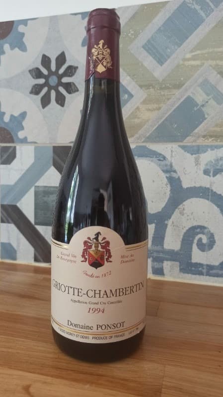 Griotte-Chambertin, Grand Cru, Domaine Ponsot, 1994