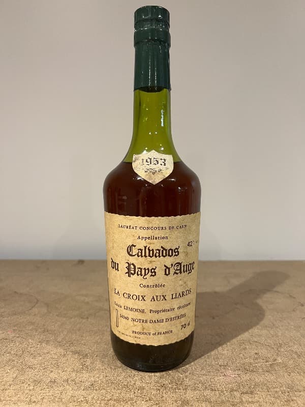 Cuvée la croix aux Liards - Calvados du pays d’Auge, Maison Louis Lemoine, 1953