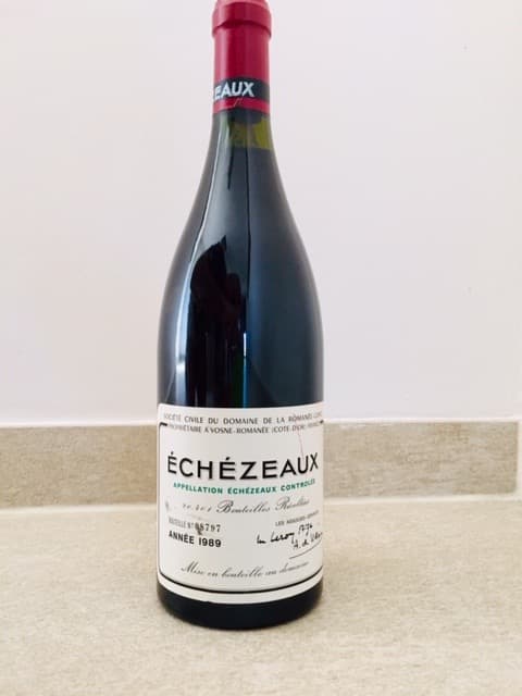 Echézeaux, Grand Cru, Domaine de la Romanée Conti, 1989
