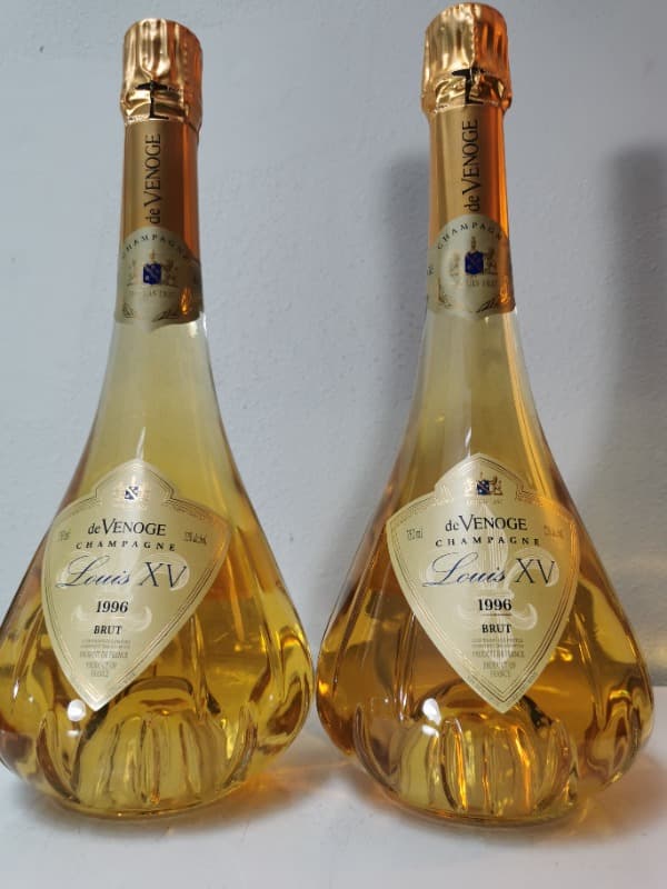 2 x Louis XV brut, De Venoge, Champagne, 1996