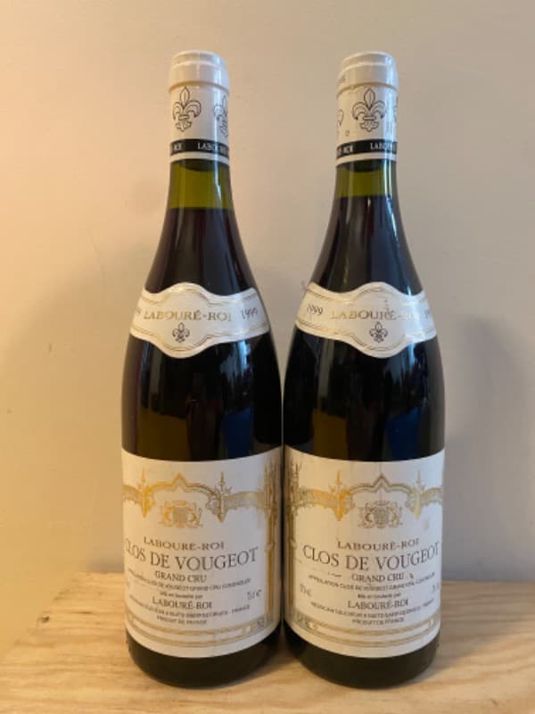 2 x Clos de Vougeot, Grand Cru, Labouré-Roi, 1999