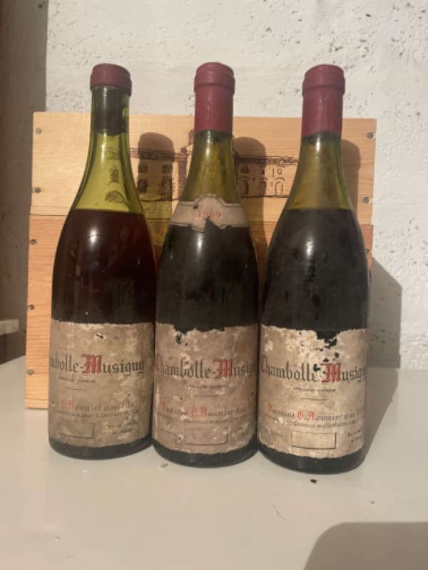 3 x Chambolle-Musigny, Domaine Georges Roumier, 1969