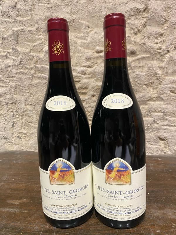 4 x Nuits-Saint-Georges, 1er Cru - Chaignots, domaine Mugneret-Gibourg, 2018