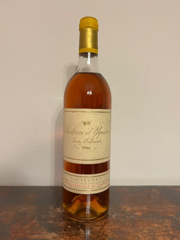 Château d'Yquem, Sauternes, 1986