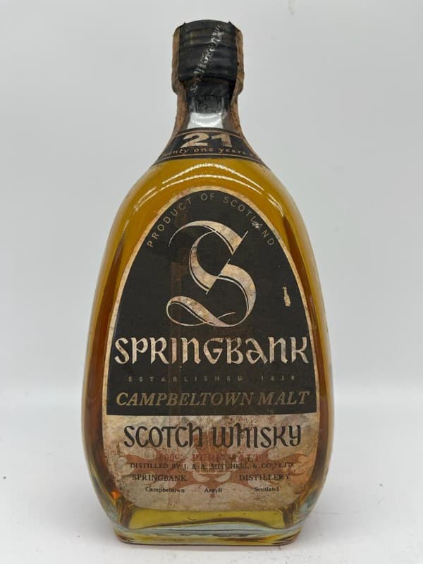 21 years old pear Shape 1970s, Springbank, Whisky