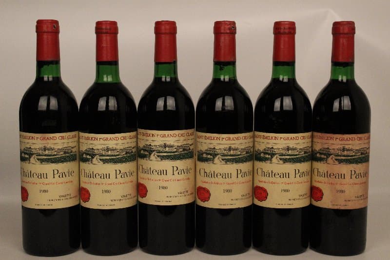 6 x Château Pavie, Saint-Émilion, 1980