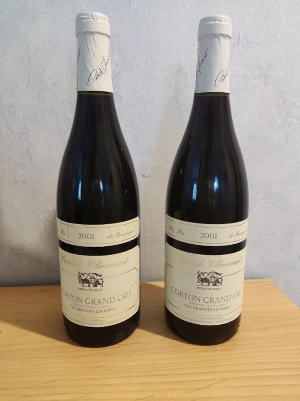 2 x Corton, Grand Cru - les Grandes Lolières, Patrick Clémencet, 2001