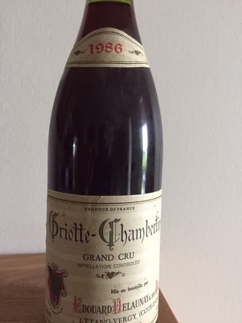 Griotte-Chambertin, Grand Cru, Edouard Delaunay, 1986