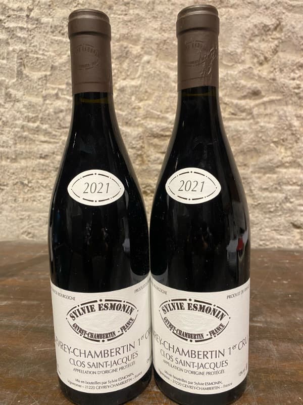 2 x Gevrey-Chambertin, 1er Cru - Clos Saint Jacques, domaine Esmonin, 2021