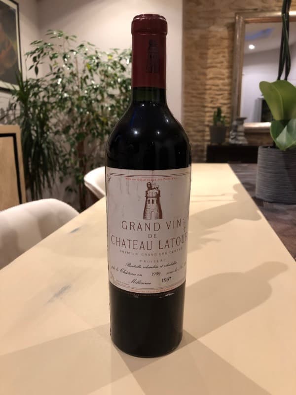 1er Grand cru classé, Grand vin de château LATOUR, Pauillac, 1937 (recondit. 1999)