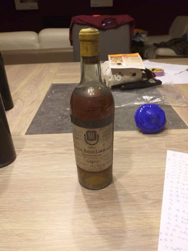 Château Bastor Lamontagne, Sauternes, 1955