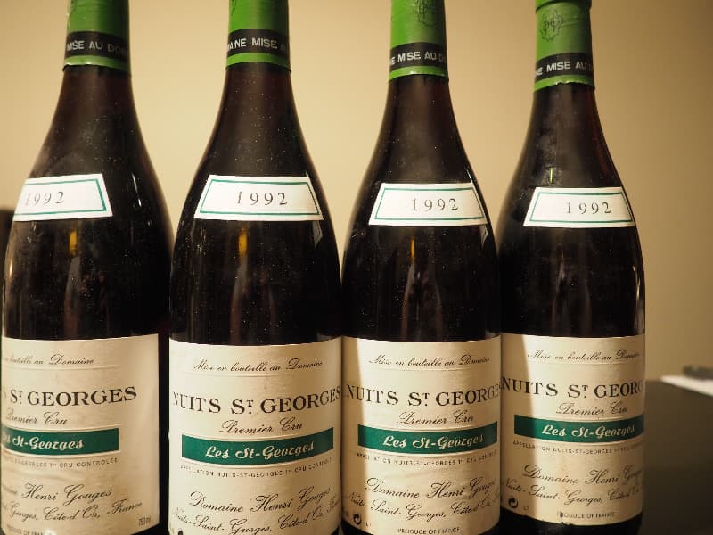 4 x Nuits-Saint-Georges, Les Saint Georges, domaine Henri Gouges, 1992