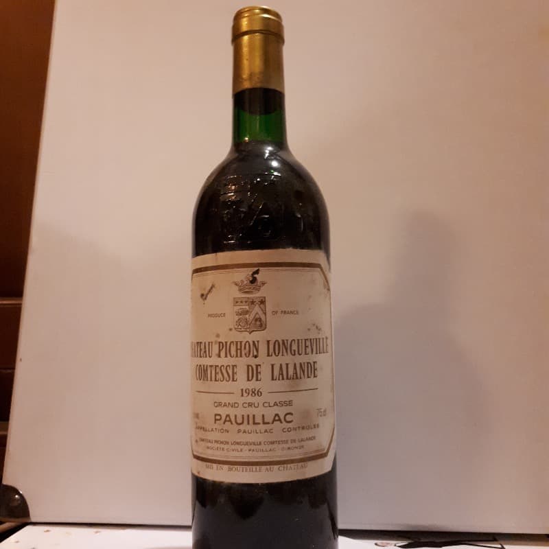 Comtesse de Lalande, Château Pichon Longueville, Pauillac, 1986