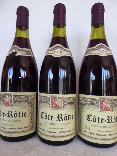 3 x Côte-Rôtie, Pierre Barge, 1979