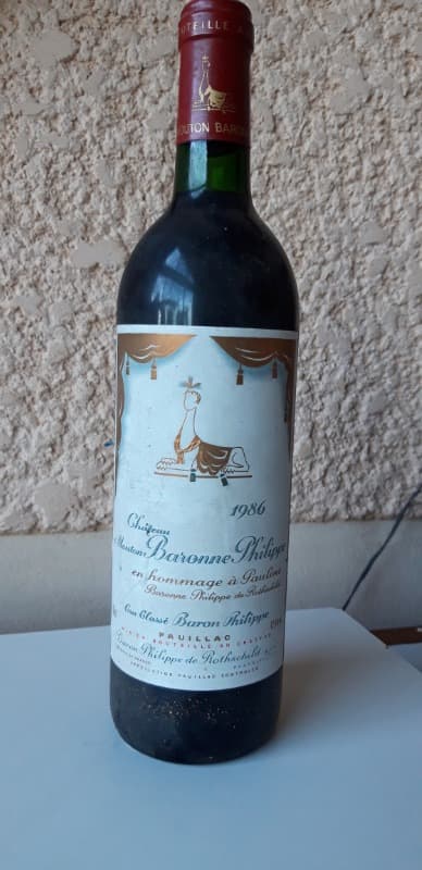 En Hommage à Pauline, Château Mouton Baronne Philippe, Pauillac, 1986
