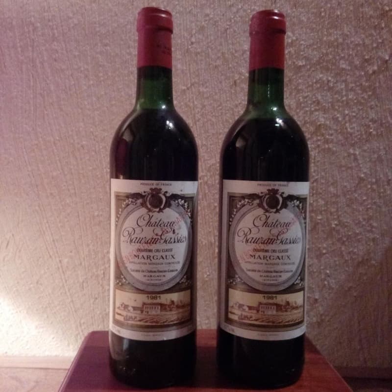 2 x RAUZAN GASSIES, Margaux, 1981