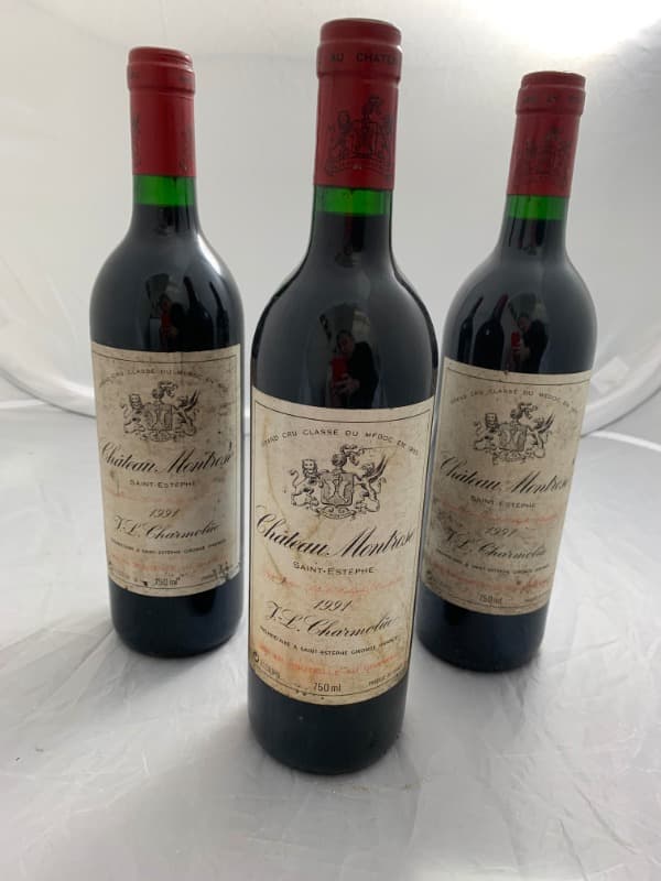 3 x Château Montrose, Saint-Estèphe, 1991