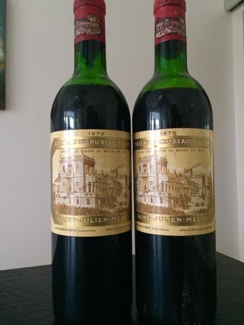 2 x Château Ducru-Beaucaillou, Saint-Julien, 1970