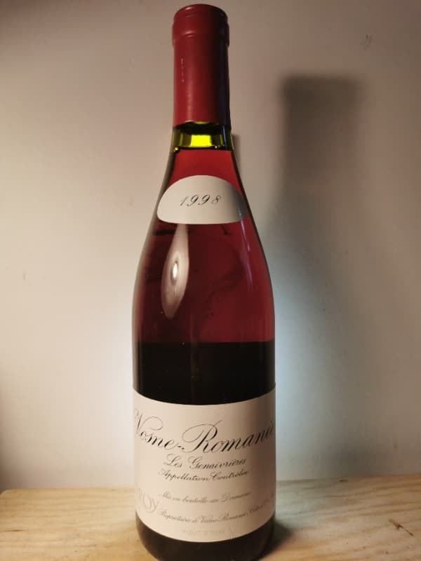 Vosne-Romanée, Les Genaivrières, Domaine Leroy, 1998