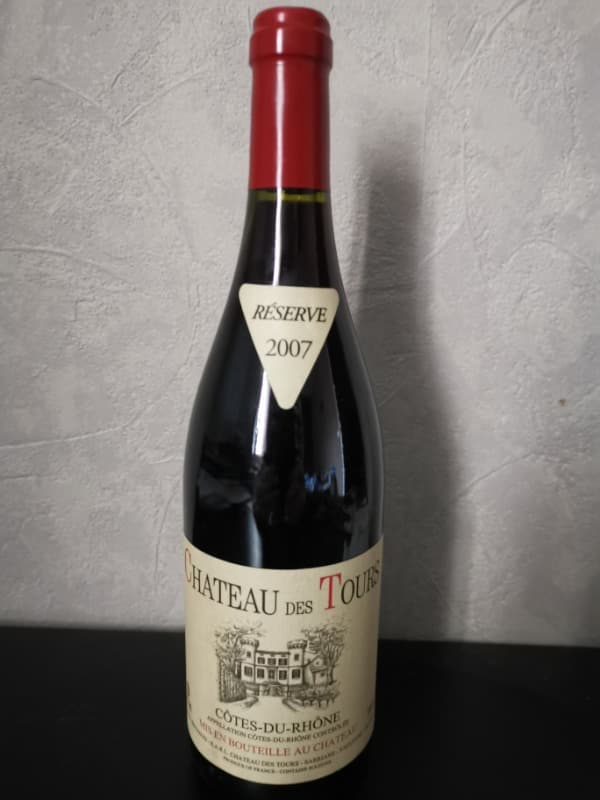 Côtes-du-Rhône, Chateau des tours, 2007