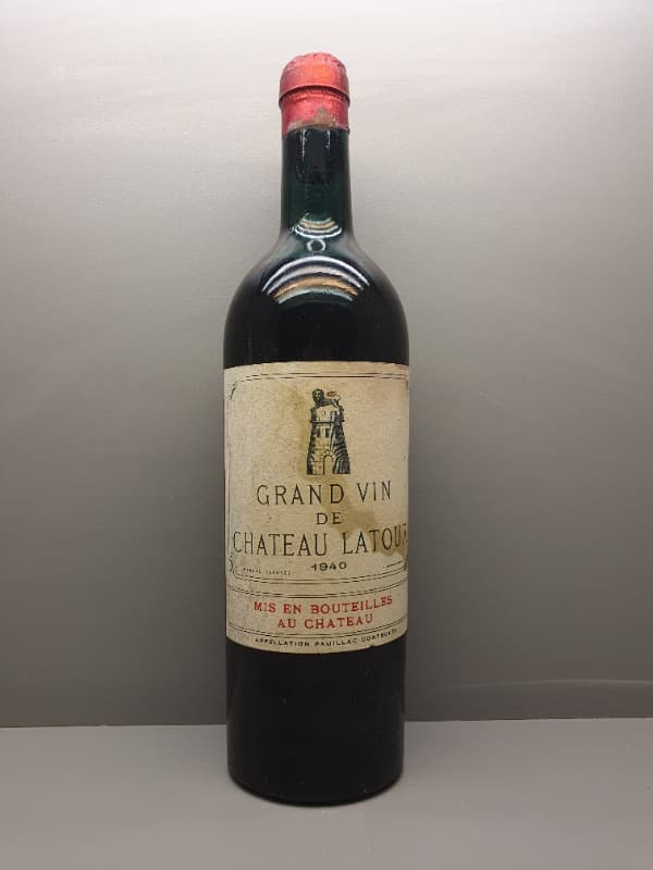 Grand Vin de Château Latour, Pauillac, 1940