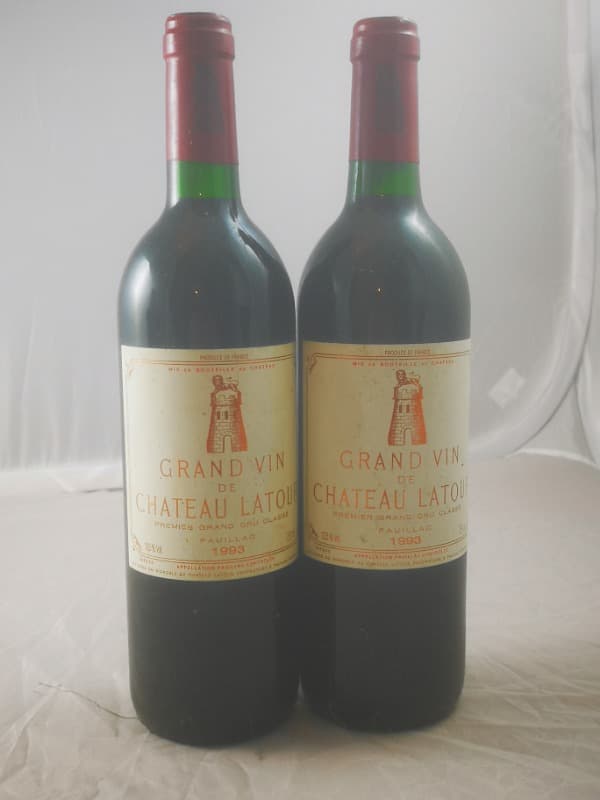 2 x Grand Vin de Château Latour, Pauillac, 1993