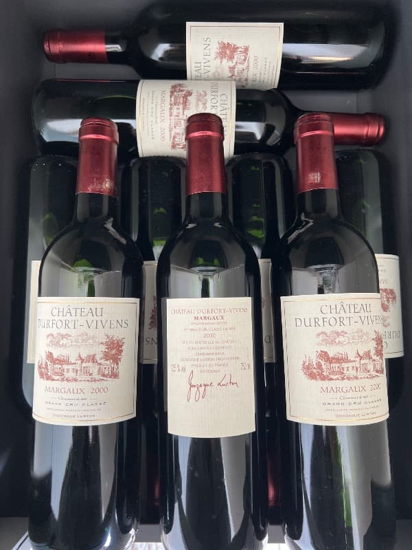 9 x Château Durfort Vivens, Margaux, 2000