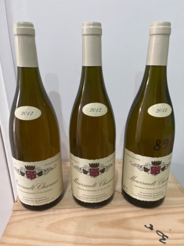 3 x Meursault, Charmes 1er cru, Yves Boyer Martenot, 2012