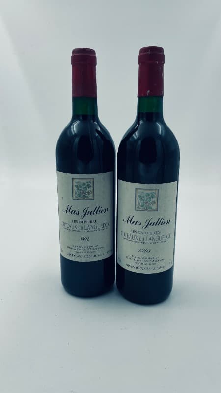 Les Depierre 1992 + Les Cailloutis 1993, Mas Jullien, Coteaux-du-Languedoc