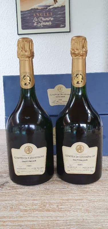 2 x Comtes de Champagne, TAITTINGER, Champagne, 1995