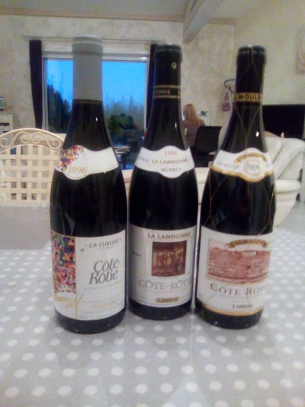 Trio Côte-Rotie : la Turque- la Mouline- la Landonne, Guigal, 1996