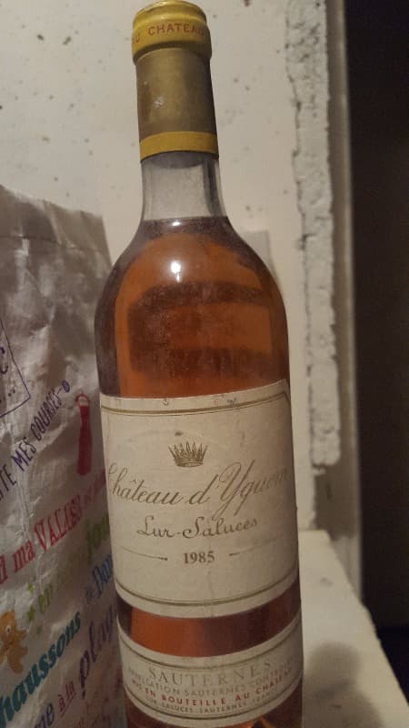 Chateau d'Yquem, Sauternes, 1985