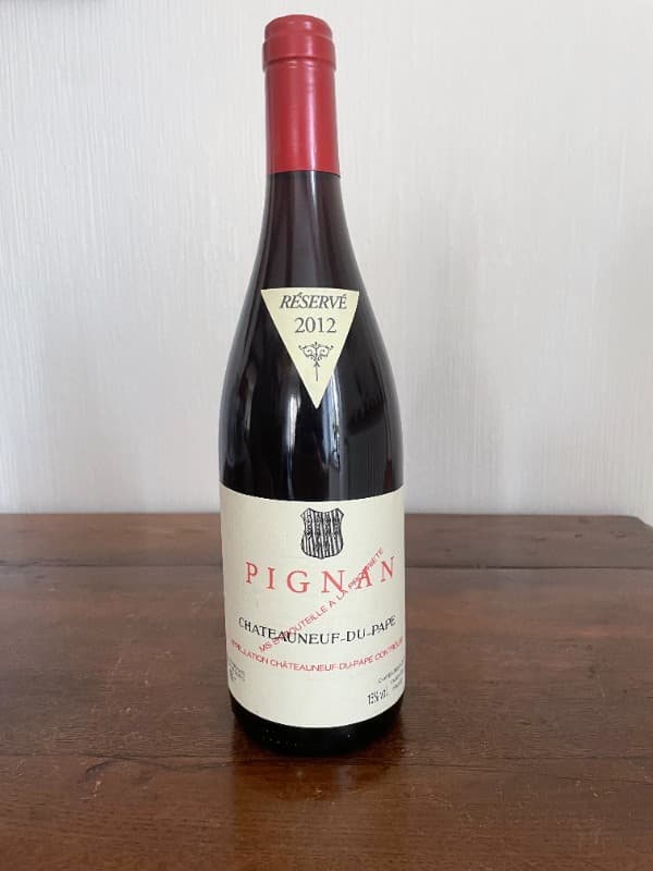 Châteauneuf-du-Pape, Pignan, 2012