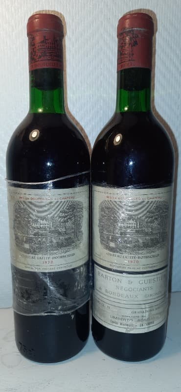 2 x Château Lafite Rothschild, Pauillac, 1970
