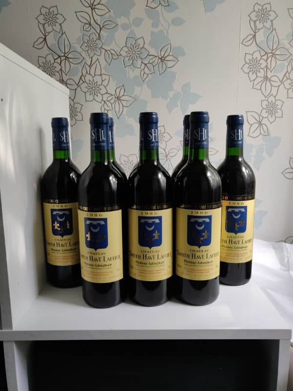 8 x Château Smith Haut Lafitte, Pessac-Léognan, 1986