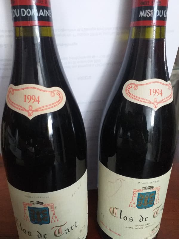 2 x Clos-de-Tart, morey st denis, MOMMESSIN, 1994