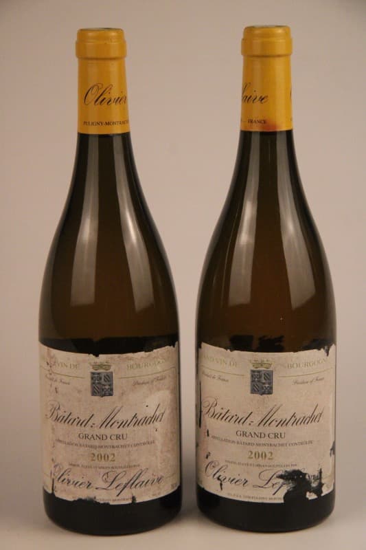 2 x Bâtard-Montrachet, Olivier Leflaive, 2002