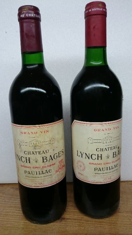 2 x Château Lynch Bages, Pauillac, 1991