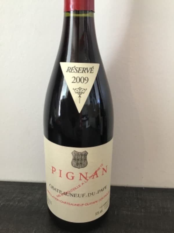 Châteauneuf-du-Pape, Pignan, 2009