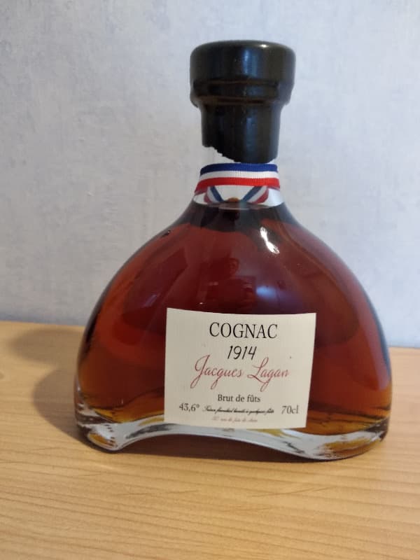Vieilli 50 ans en fût de chêne, Jacques Lagan, Cognac, 1914
