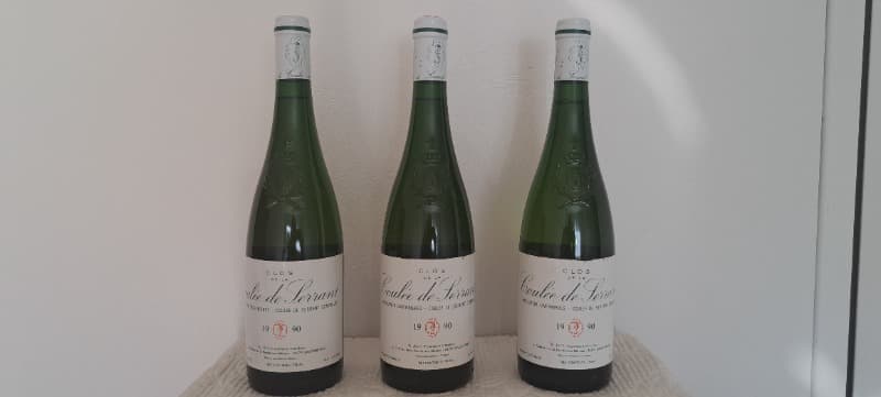 3 x Coulée de Serrant, Savennières, Nicolas Joly, 1990