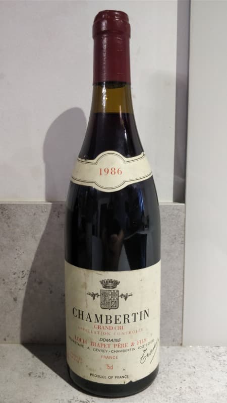 Chambertin, Louis Trapet père et fils, 1986