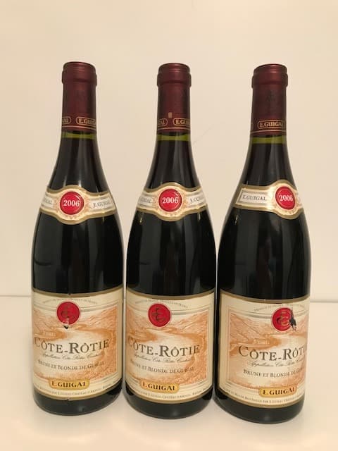 3 x Côte-Rôtie, Brune et Blonde, E. Guigal, 2006