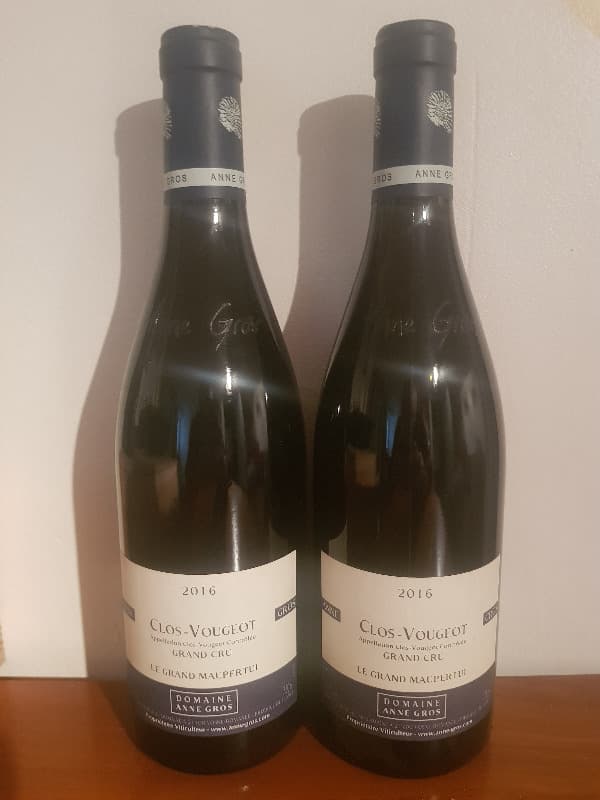 2 x Clos de Vougeot, Anne Gros, 2016