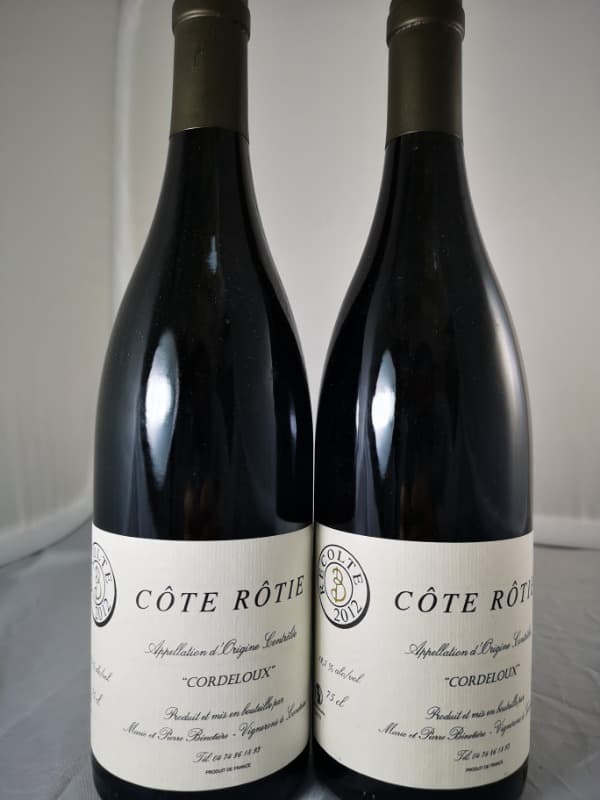 2 x Côte-Rôtie, Le Cordeloux, Pierre Bénetière, 2012