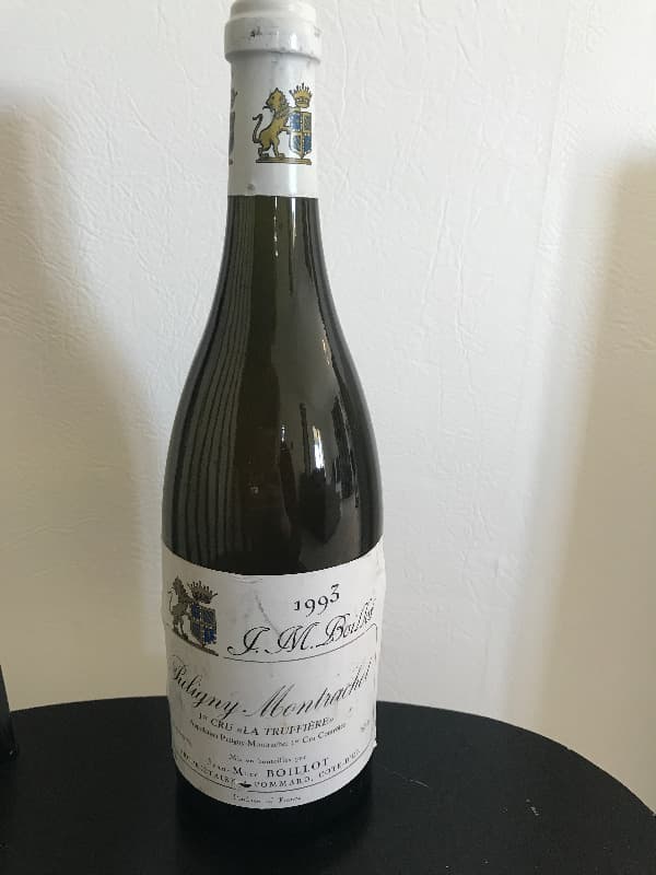 Puligny-Montrachet, 1er cru La Truffière, Jean Marc Boillot, 1993